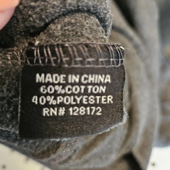 Ring Of Fire Shirt Mens Medium Pullover Hoodie Charcoal Gray Black Graphics - Picture 7 of 8